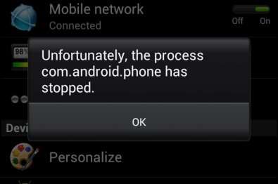 Помилка com.android.phone. Кращі способи усунення проблеми